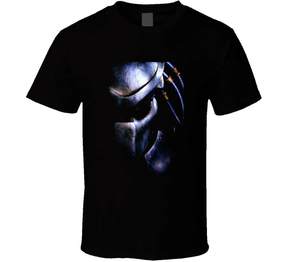 Predator Mask Movie Cool New T Shirt