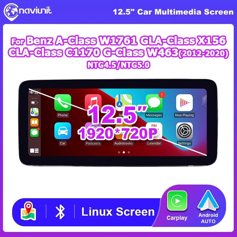 Brezžični CarPlay avtoradio za Mercedes