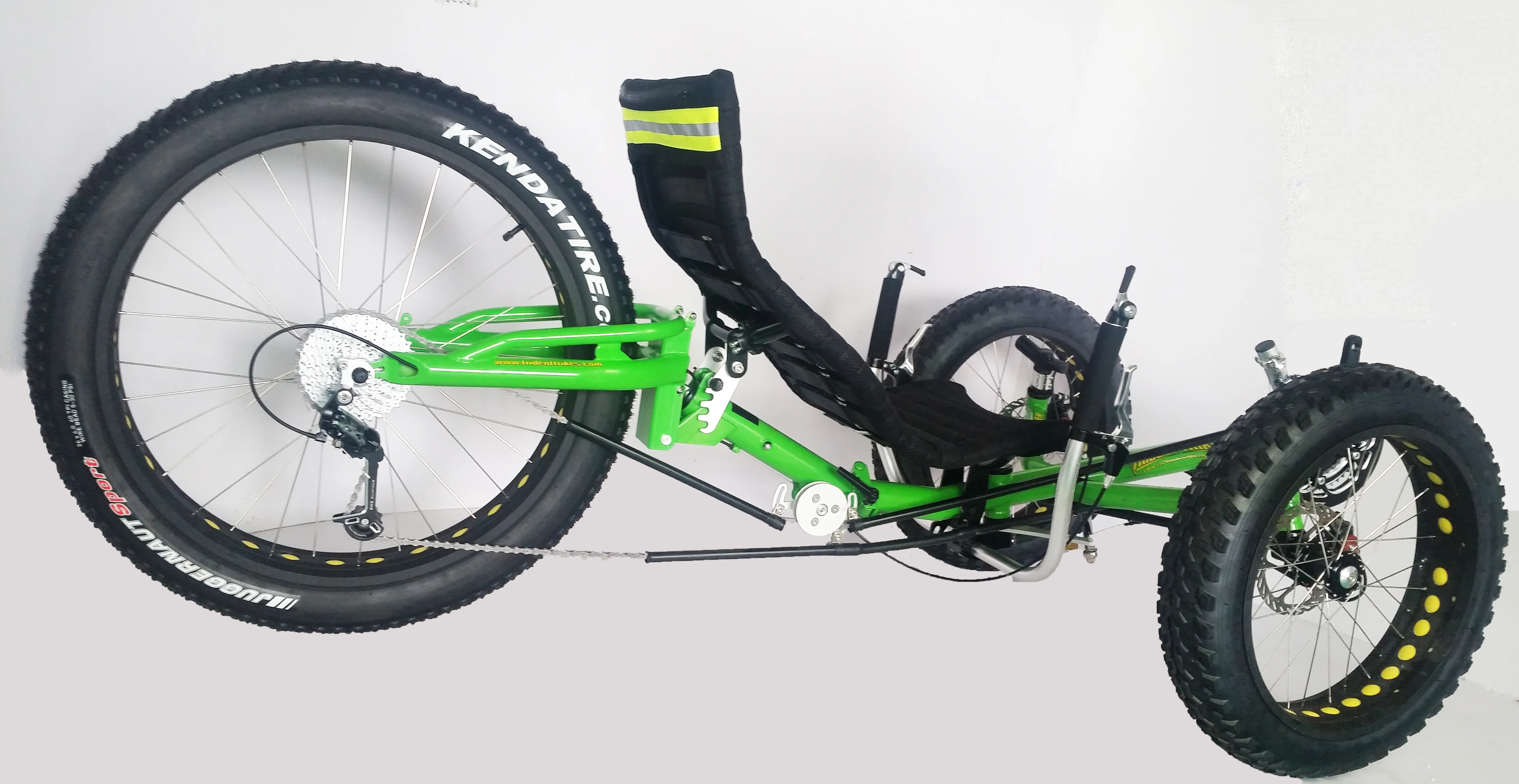20 Inch Three Wheels Adult Leisure Recumbent Adult Tricycle Bicycle Aluminum Frame