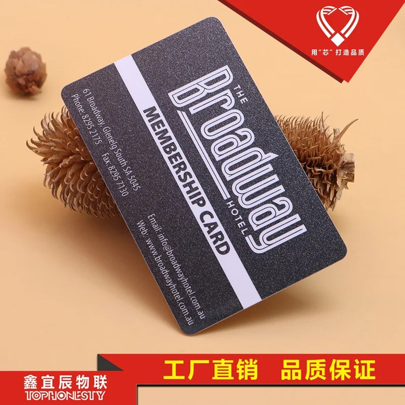Personalizado. Cartão rígido de plástico pvc, cartão de membro vip, pontos nfc, cartão de radiofrequência de indução inteligente, impressão colorida d