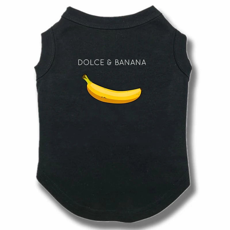 DOLC&BANANA Pets T-shirt Dogs Vest Cats Skirt Small Dog Clothing Dog Clothes Summer Thin Dog Vest Breathable Pet T-shirt