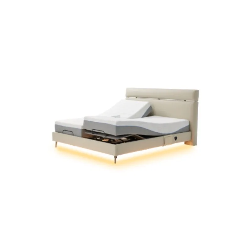 Double partition intelligent split electric bed mattress