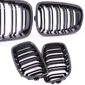 適用於BMW1系列F20 F21 Pre-LCI改款前(2011-2014款)120i 125i 135i的前保險桿碳纖維雙腎格柵賽車格柵罩 10 最佳銷售 BMW1M車身套件135i - №2