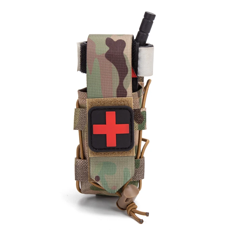 MOLLE Tourniquet Holder IFAK TQ Holder Tactical Medical Pouc