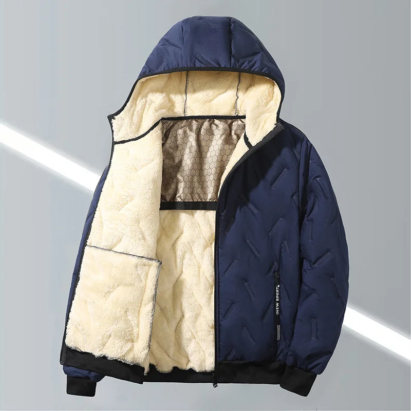 

Winter Fleece Cotton-Padded Jacket for Men And Women Smooth Skin-Friendly Casual Comfortable Warm Cold-Resistant 2025 Style