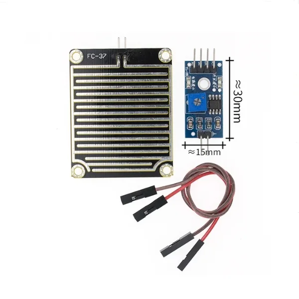 A Raindrop Rain Module Rain Sensor Module DC 3.3V-5V High Sensitivity