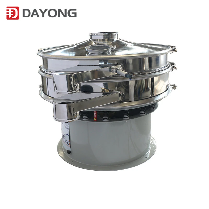 1200mm Ultrasonic Rotary Vibrating Screen With New Motor Core Component For Battery Aggregators Elements