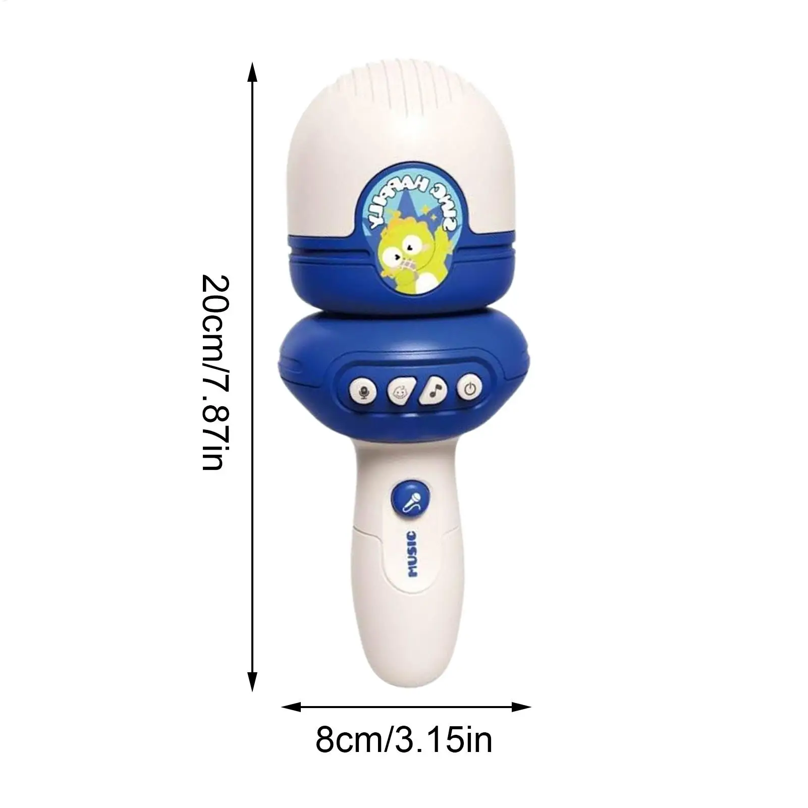 ไมโครโฟนของเล่นสำหรับเด็ก ไมโครโฟนเปลี่ยนเสียงสำหรับเด็ก อุปกรณ์ร้องเพลงเปลี่ยนเสียง พร้อมฟังก์ชั่นบันทึกเสียง สำหรับเด็กอายุ 3 ขวบ