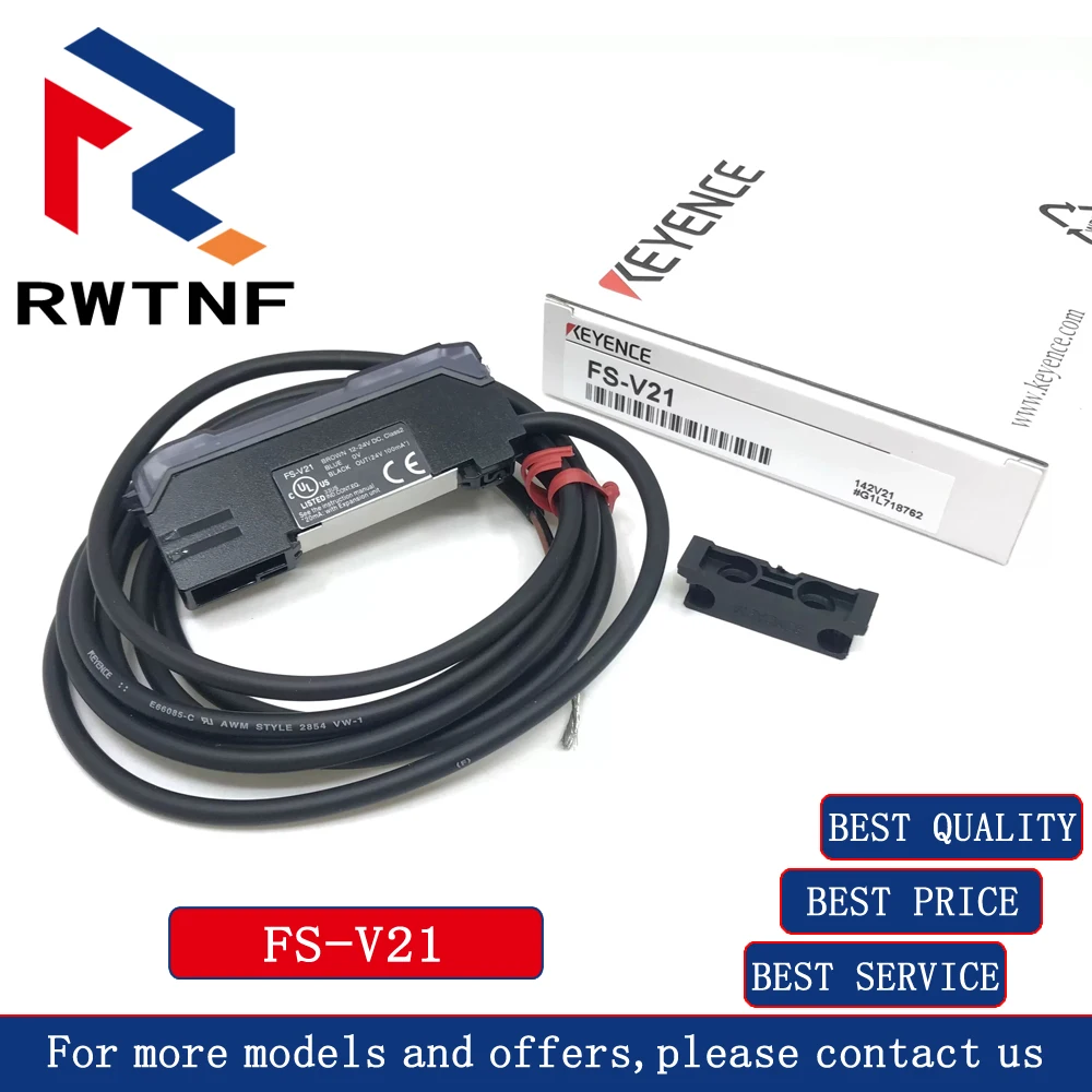 

New FS-V21 Genuine KEYENCE fiber optic sensor, dual display digital fiber amplifier