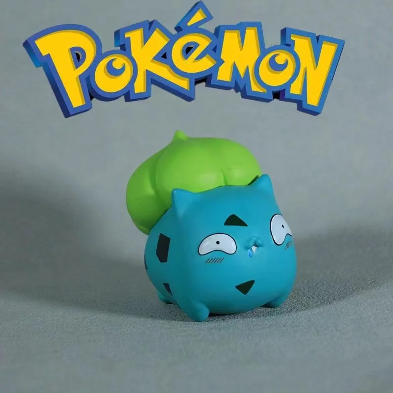 Pokemon Fool Stupid Smilingly Pikachu Bulbasaur Charmander Squirtle Cute Figure Collection Model Toys