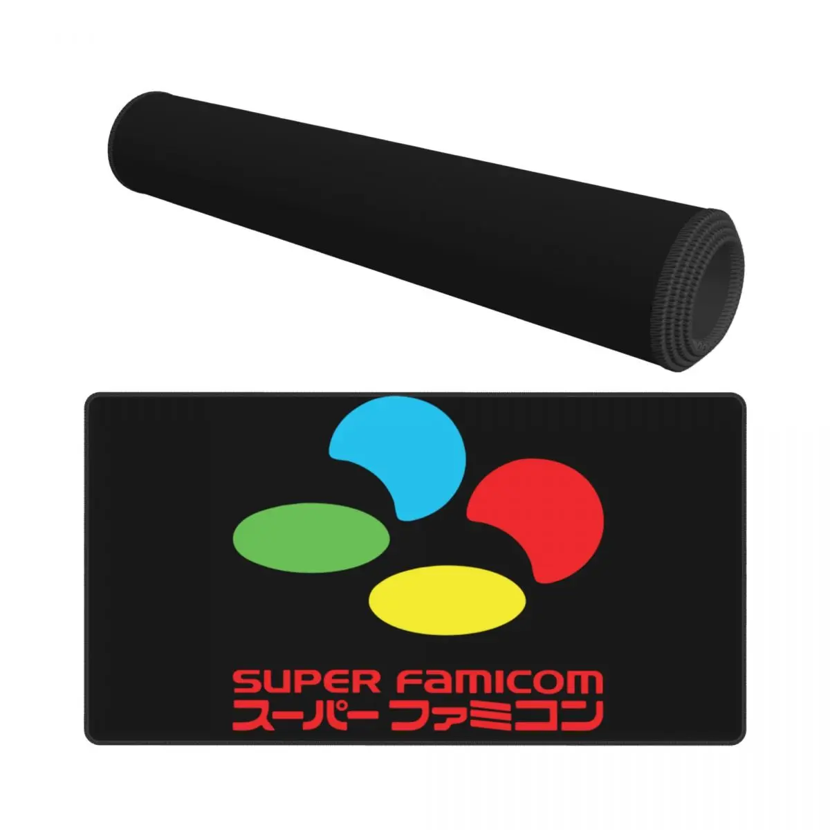 SNES Super Famicom COLOURS Keyboard Desk Mat Mousepad Large Gaming Rubber Computer Mouse pad