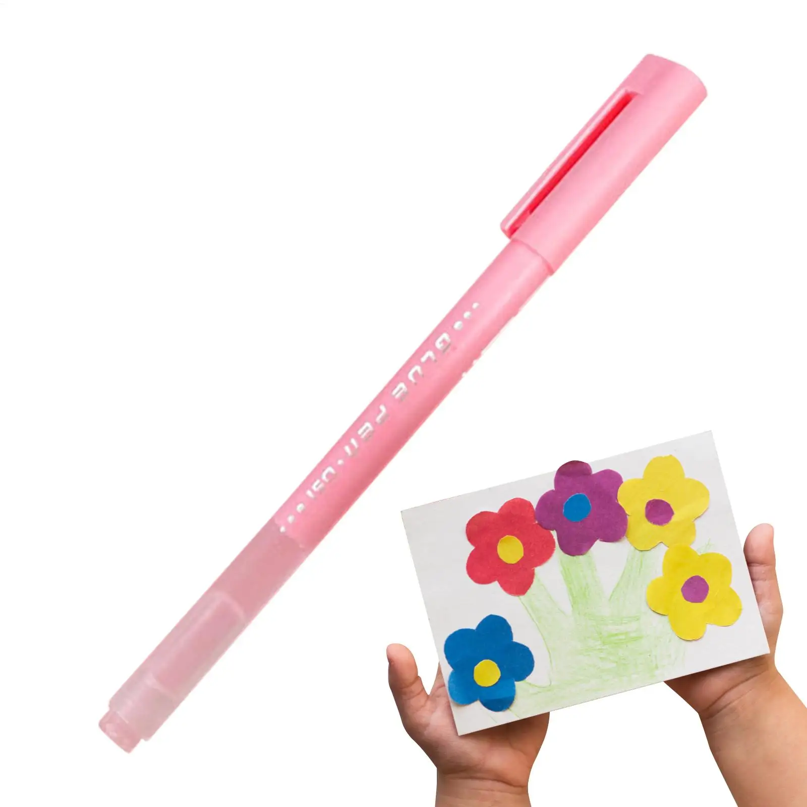 Quick-drying Fine Tip Pinpoint Roller Glue Pen Precise Apply Glue Writing Pen with Precision Glue & Strong Adhesion Craft Glue
