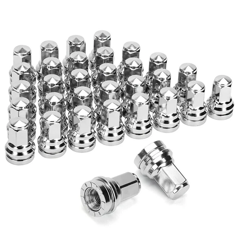 1 Set 32 Pcs Car Lug Nuts M14X1.5 HCPZ-1012-A HCPZ-1012-B For Ford Raptor F150 F250 F350 F450 2017-2023 Auto Parts