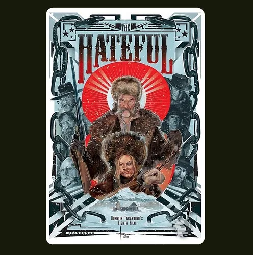 The Hateful Eight Quentin Tarantino Movie Metal Poster Tin Sign 20x30cm  