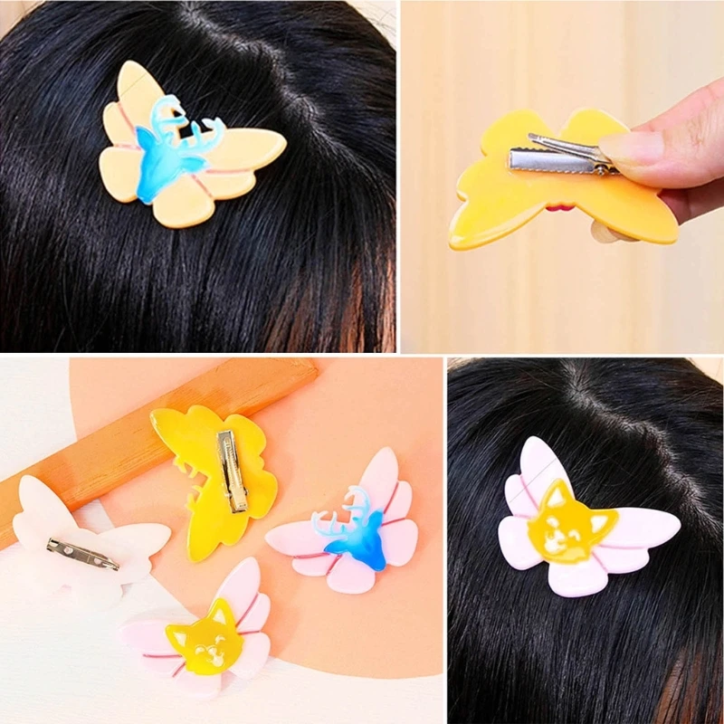 Customizable Butterfly Hairclip Mold Handmade Jewelry Making Mould Versatile Silicone Moulds Car Air Vent Embellishments