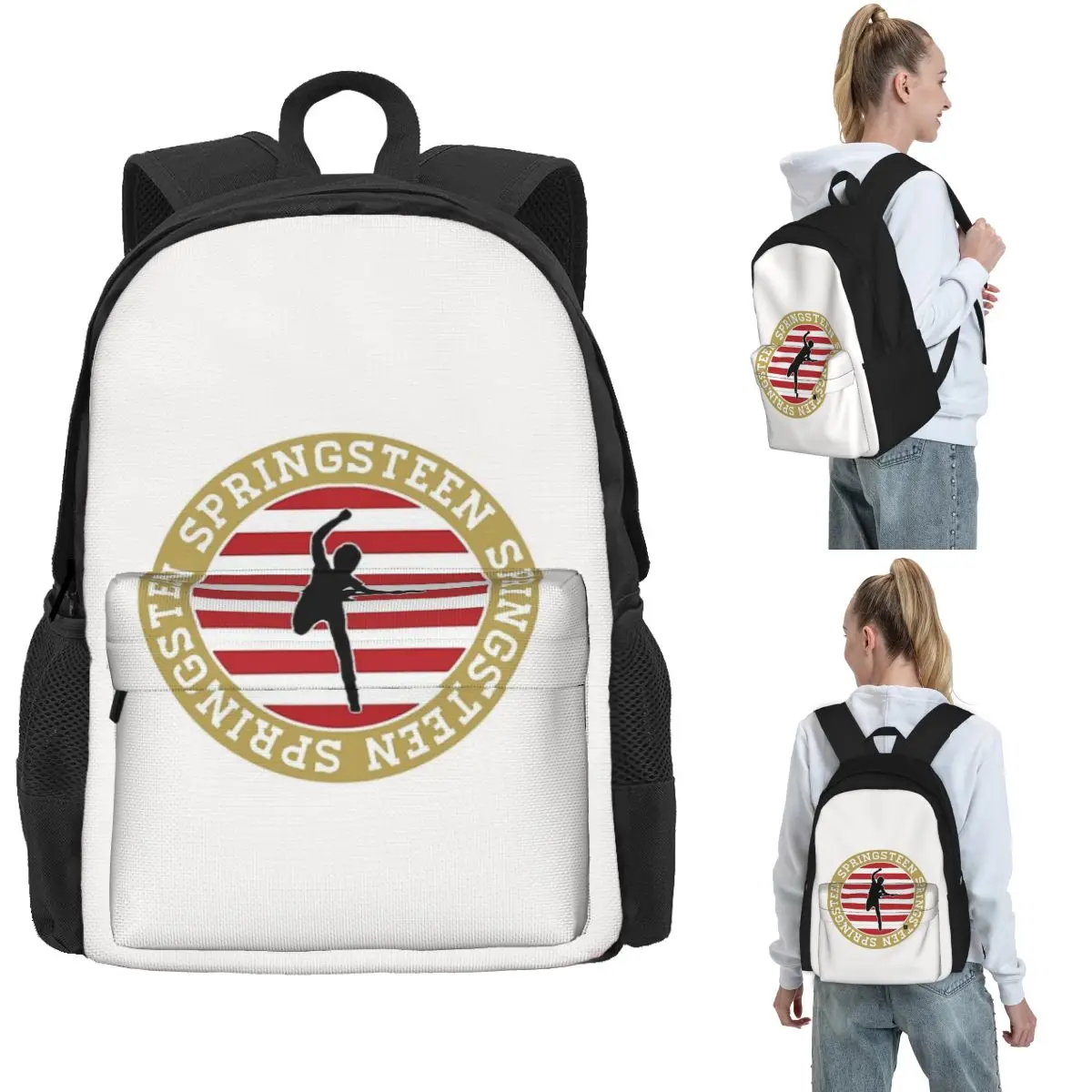 Bruce SpringsteenBackpack Hot Sale Daypack Large Capacity Children BookBag School Bag Shoulder Bags for Men Women