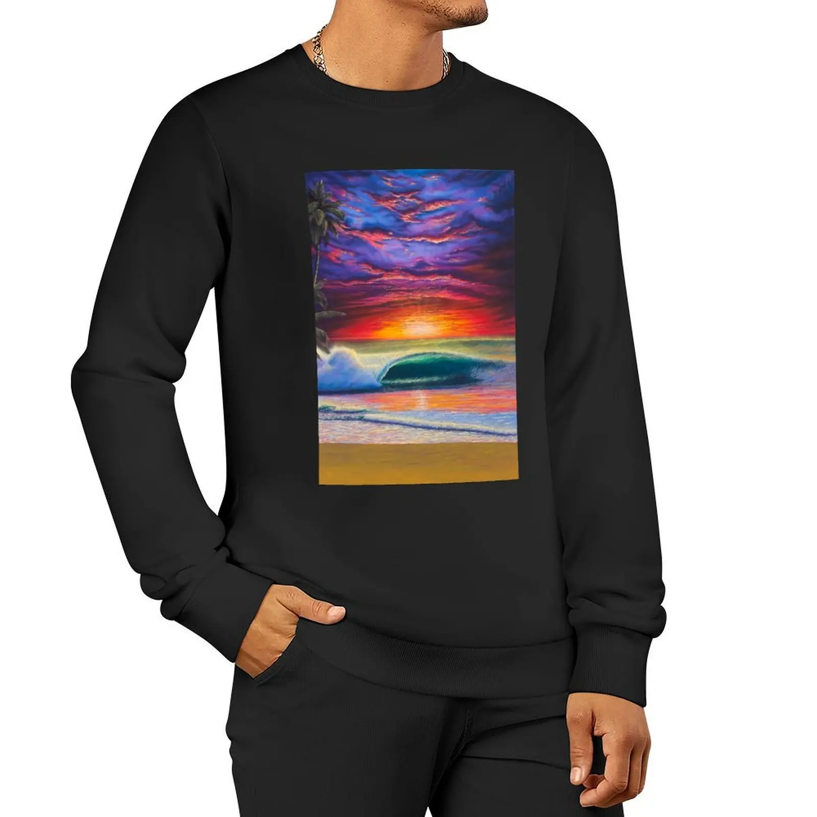 

Banzai Pipeline Pullover Hoodie blouse autumn jacket men men's clothing hooded sweatshirt