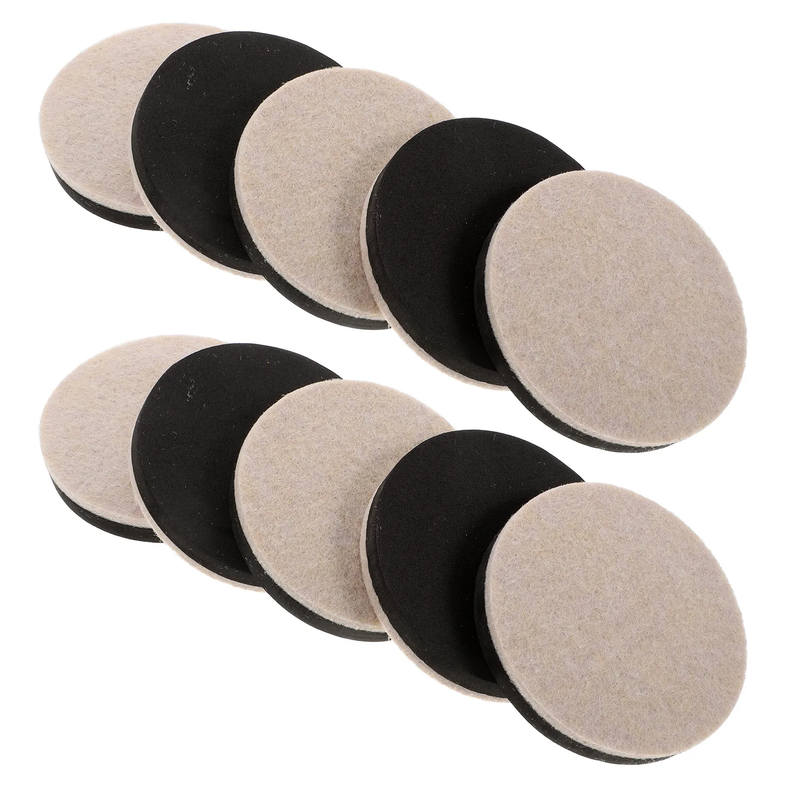 10Pcs Non Slip Felt Chair Leg Pads for Hardwood Floors Furniture Floor Protectors Scratch Resistant Noise Reducing Smooth Glide