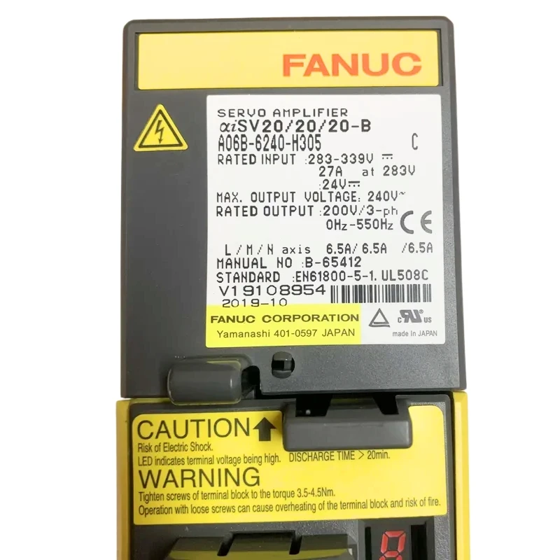 Fanuc A06B-6240-H305 Servo Amplifier Tested ok In Stock