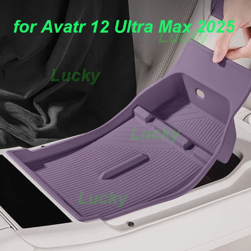 

Car Central Console Panel Silicone Pad for Avatr 12 Ultra Max 2025 Wireless Charging Pad Storage Cover Interior Accessories