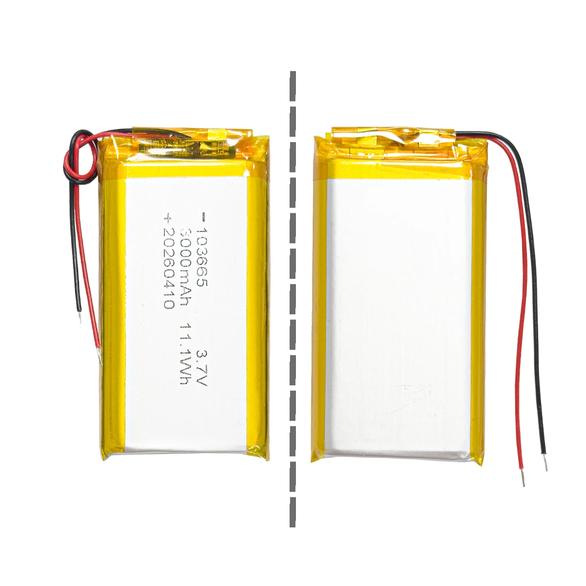 2/5/10/20PCS Rechargeable 3.7V 103665 3000mAh Polymer Lithium Battery for portable juicer cup small table lamp POS card reader