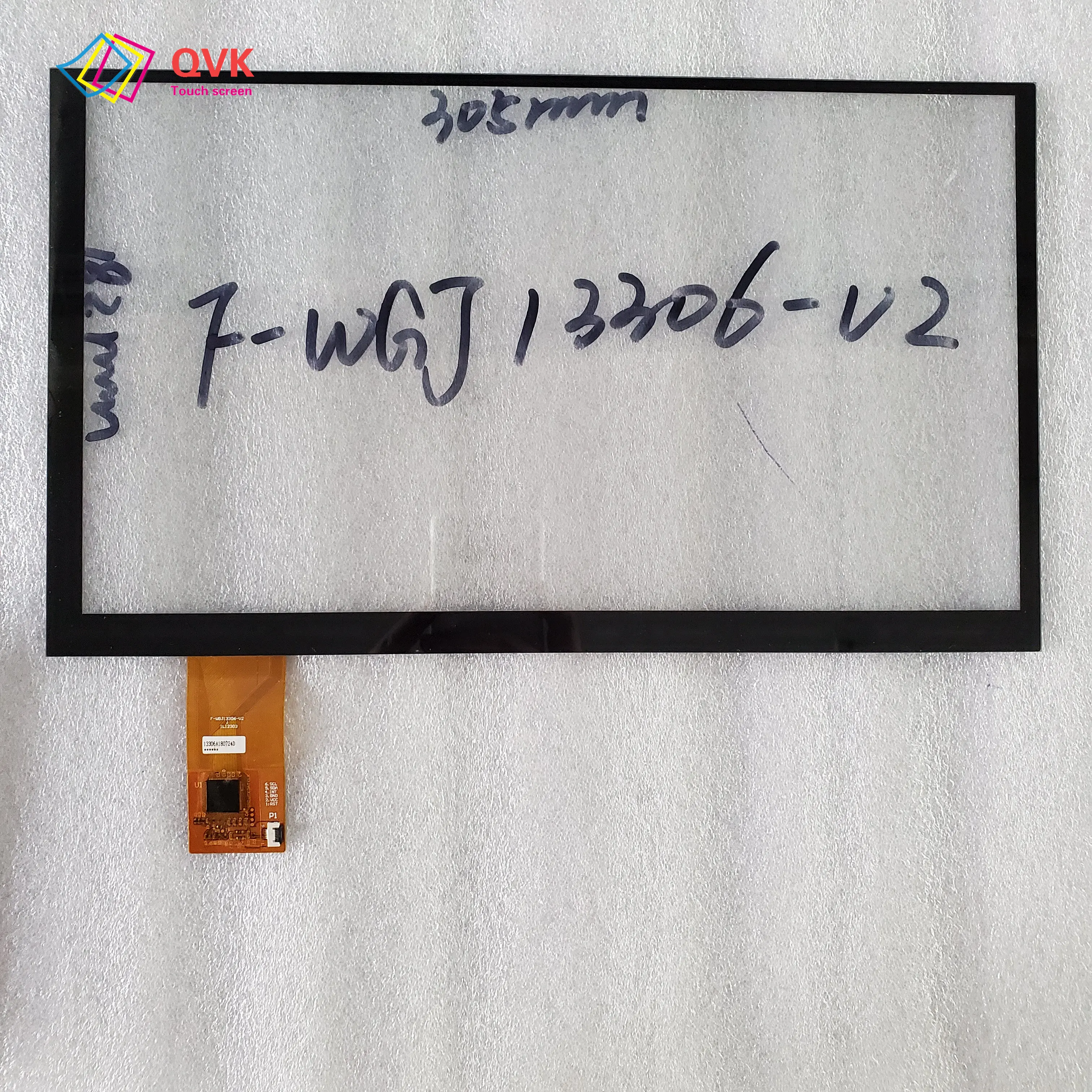 

New touch screen P/N F-WGJ13306-V2 Capacitive touch screen panel repair and replacement parts WGJ13306