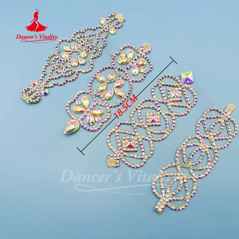 

BellyDance Performance Bracelets Women's Senior AB Stones Bracelet Oriental Dance Ornaments Dancing Competition Accessories