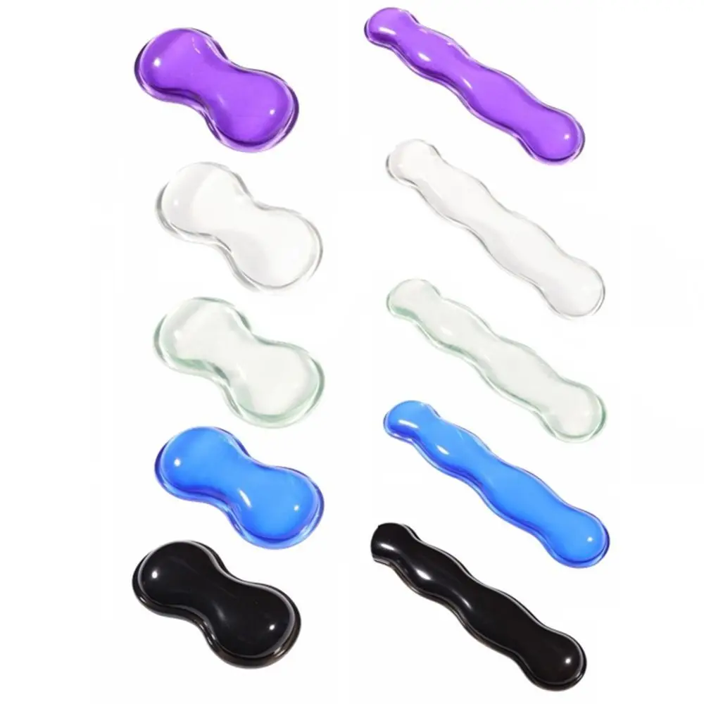 Creatieve Clear Mouse Polssteun Ergonomische Zachte Gel Polssteun Pad Transparant Effectief Muis Polssteun Pad School