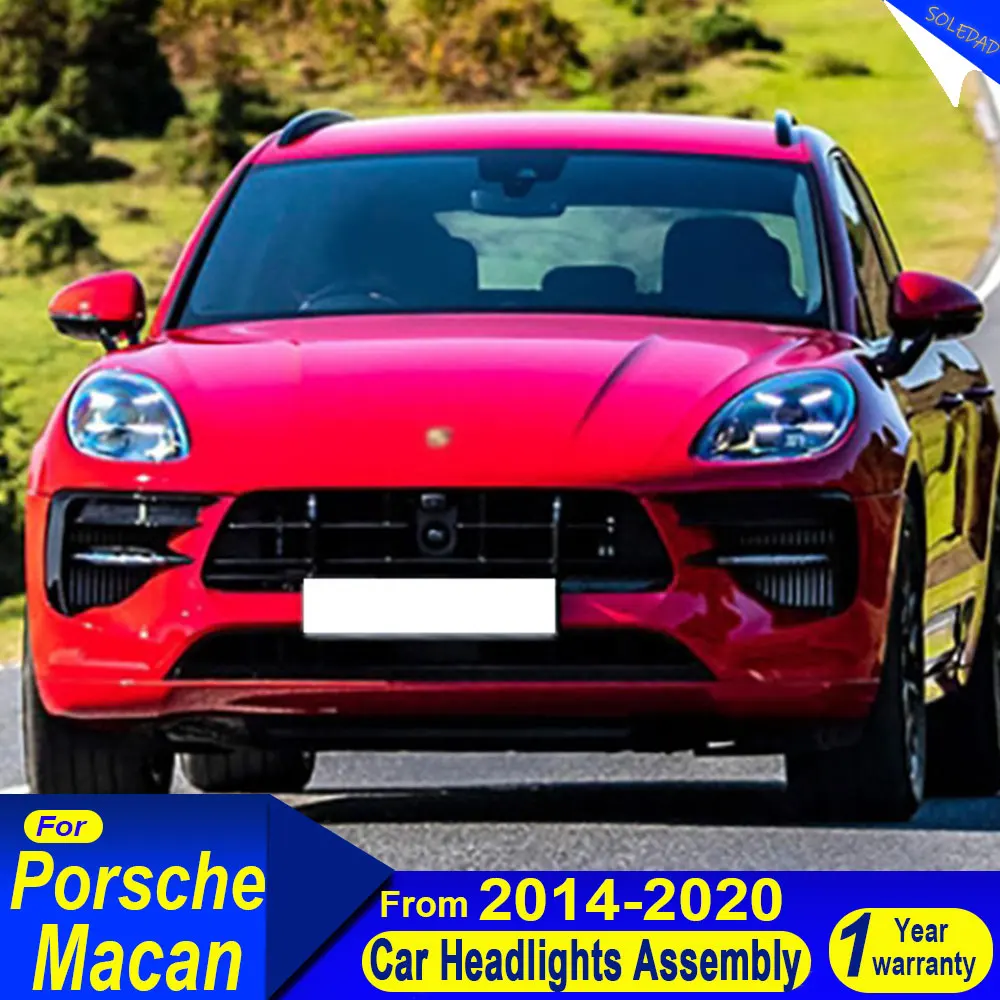 Car Light LED Headlights for Porsche Macan 2014 2015 2016 2017 2018 2019 2020 Headlights DRL Upgrade New Headlamp Assembly