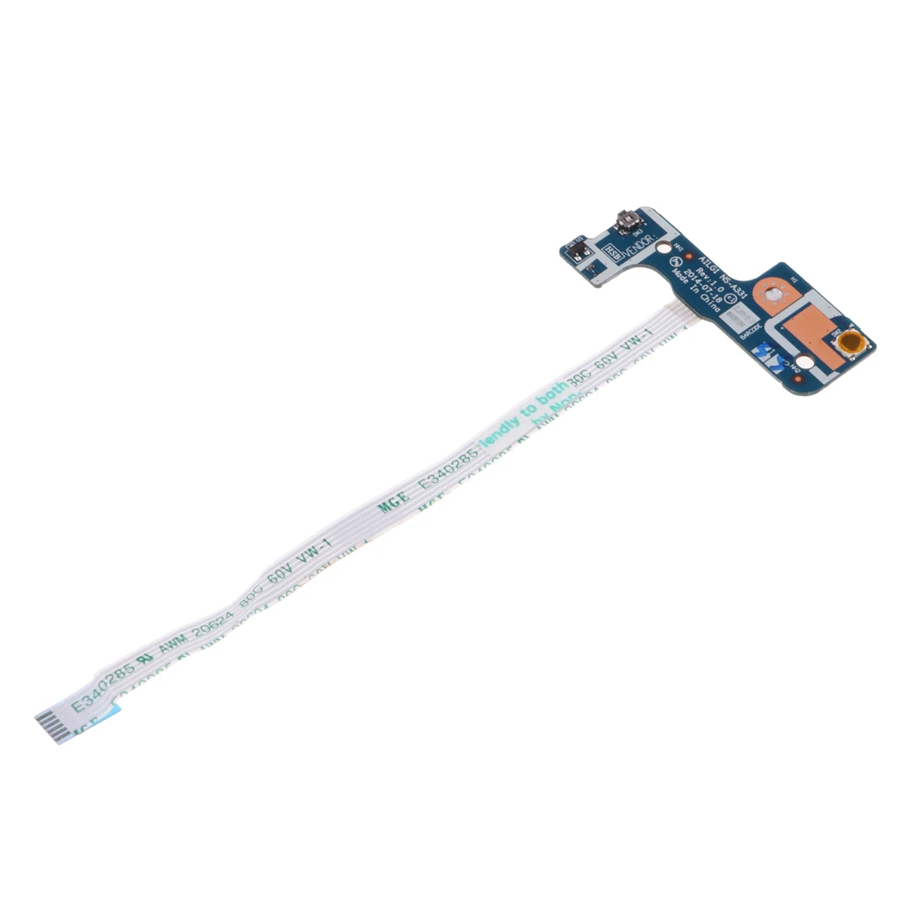 Power Switch Button Board Replacement ON OFF Function Key Board with Cable for Lenovo Thinkpad Z70 80 G70 70 G70 50 NS A331