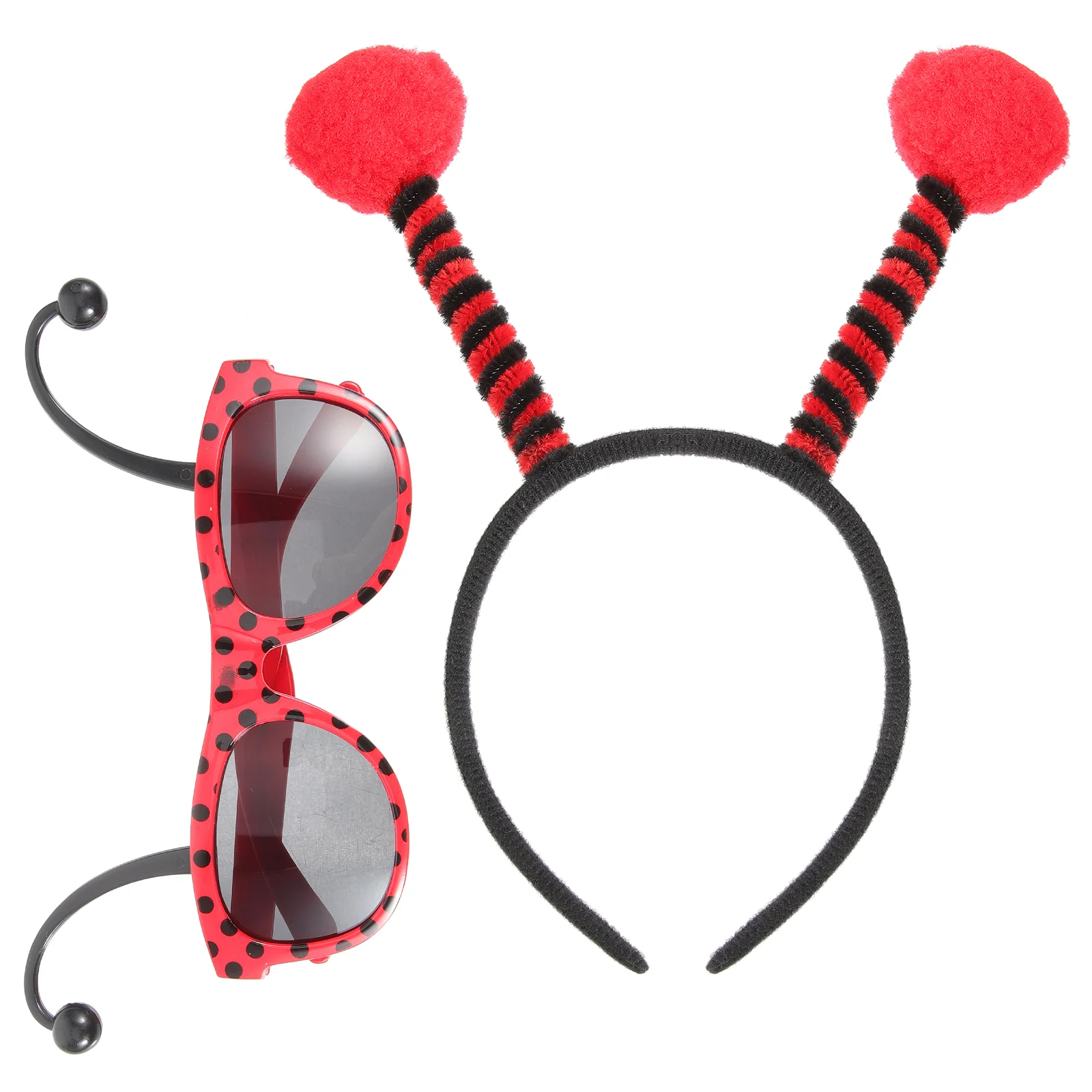 Party Props Plush Ladybug Cosplay Kids Headbands Girl Ear Hair Hoops Girls Easter Supply Ears Hairband