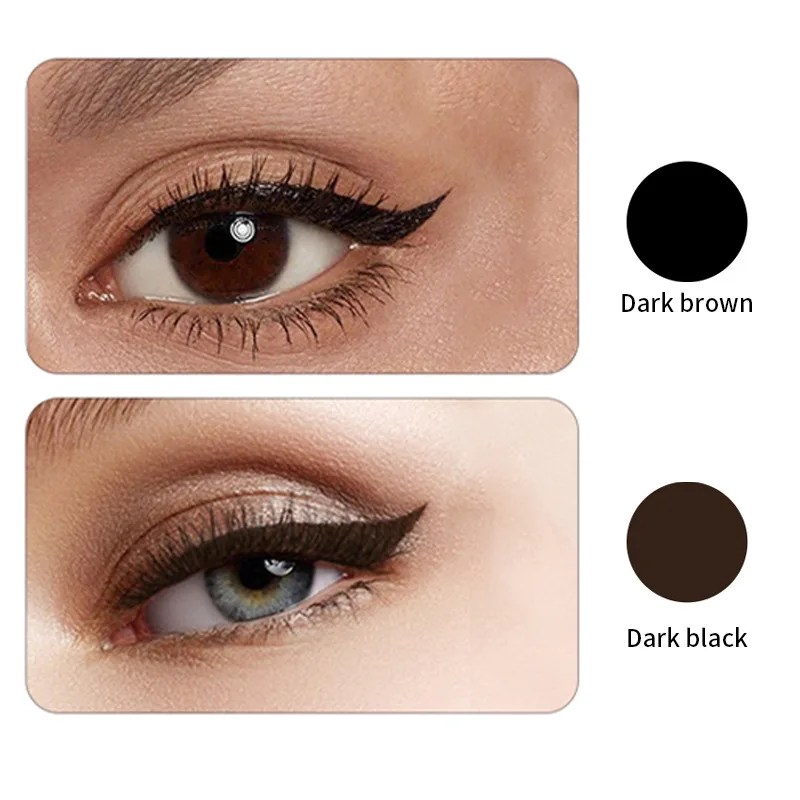 No Logo Black Waterproof Quick Eyeliner Liquid Long Lasting Eye Liner Pencil Natural Makeup Cosmetic