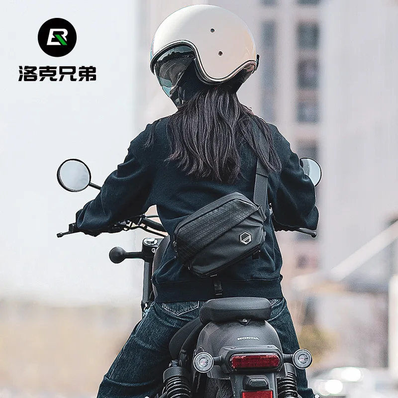 

Rock Brothers Motorcycle Bag Cross Shoulder Riding Single Shoulder Backpack for Men and Women
