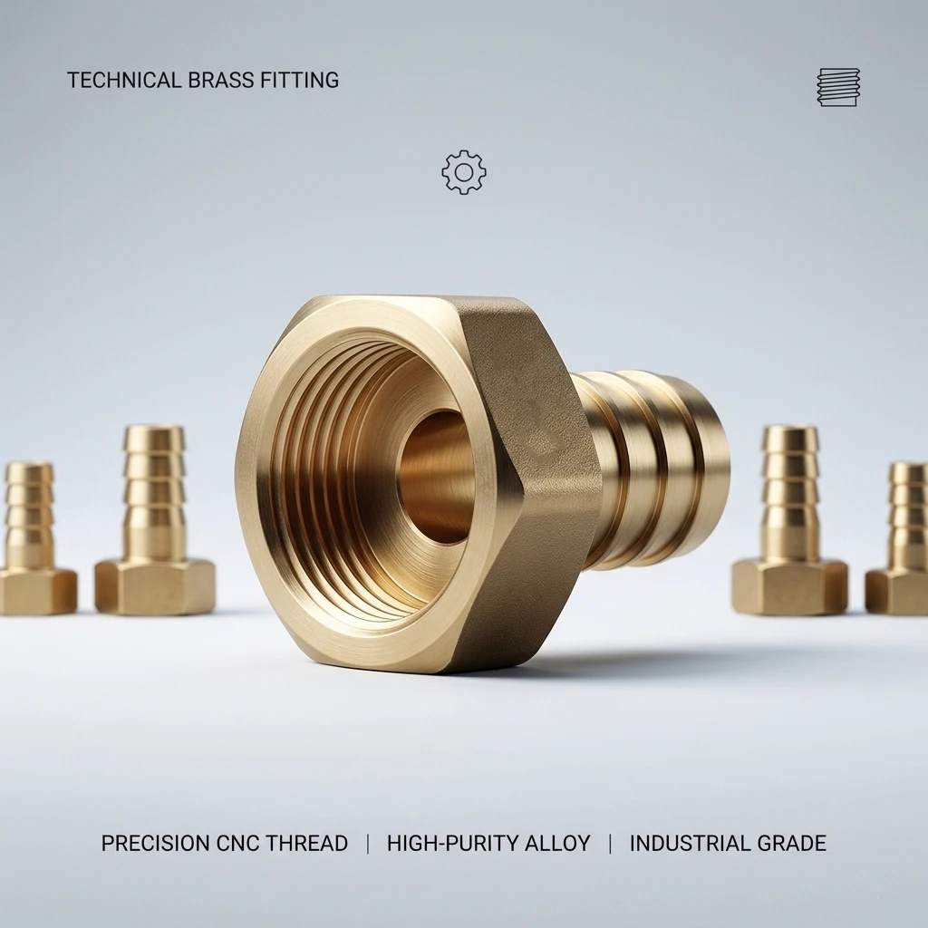 10/100/500 PCS 4-16MM Hose Barb Tail Brass Pipe Fitting 1/8