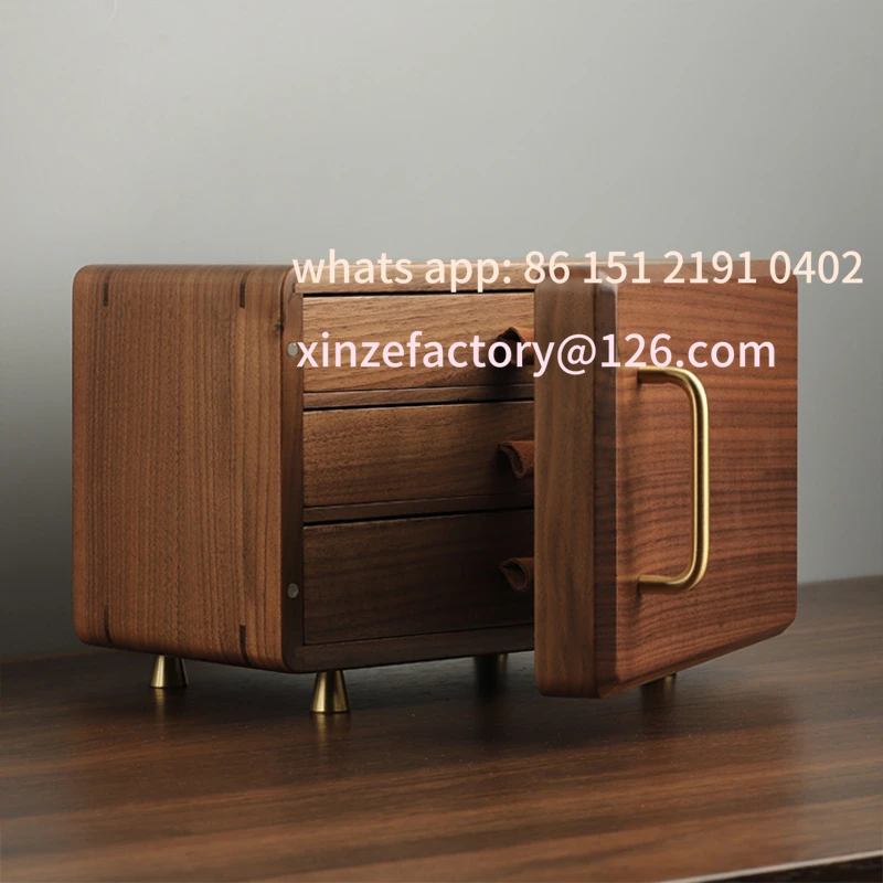 صندوق قابل للتخصيص منظم كبير الحجم درج صناديق المجوهرات تخزين حلقة قلادة سوار أقراط عرض الملحقات #1