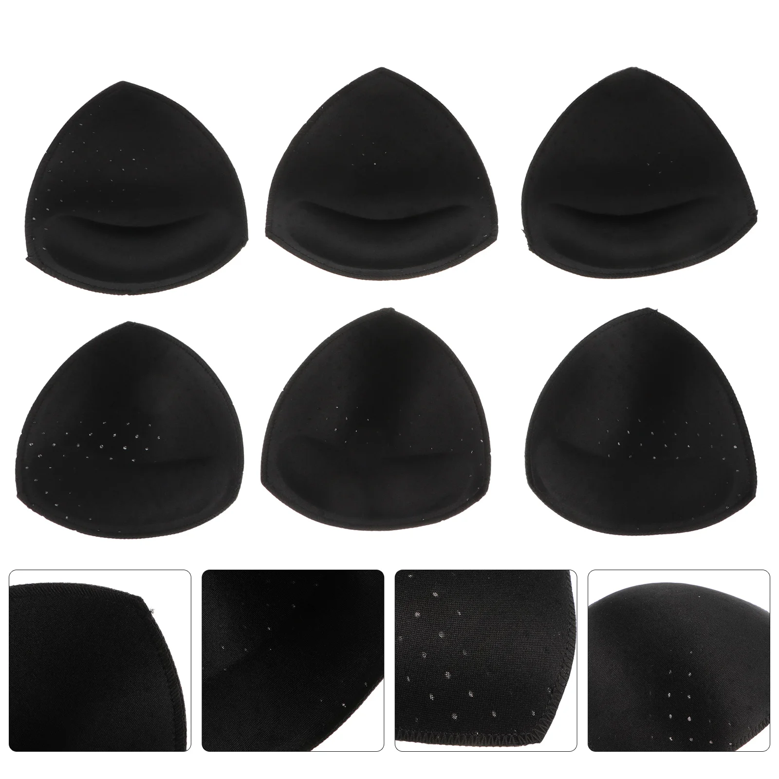 3 пары вставок для груди для купальника, вкладыши для бюстгальтера для бикини, подплечники для купальника, губка, материал Miss