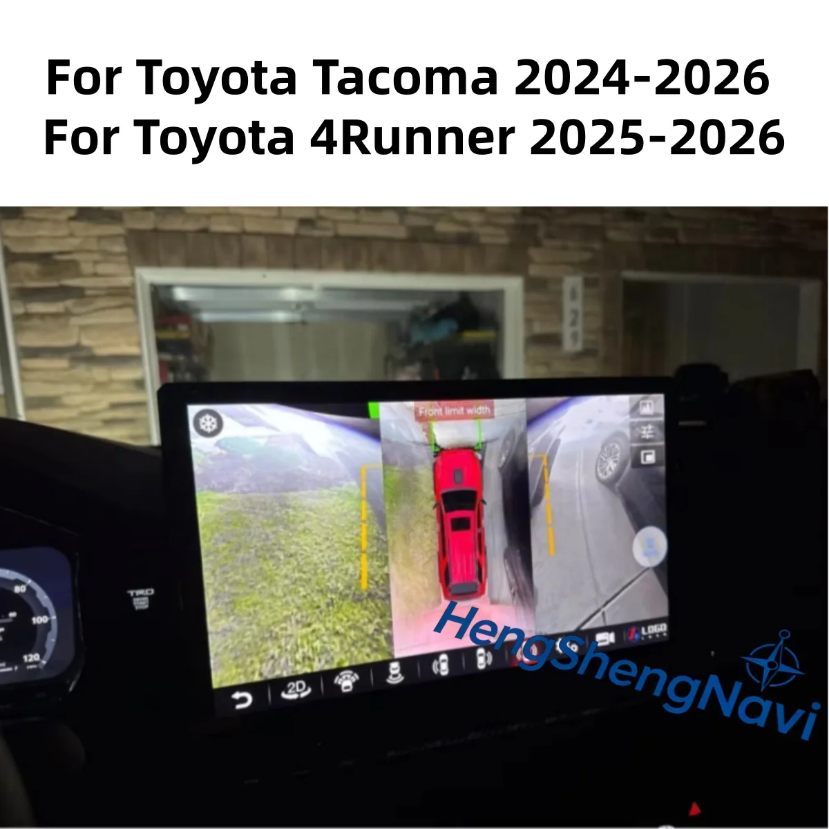 14.6 Inch For Toyota Tacoma 2024-2026 For Toyota 4Runner 2025-2026 Car Multimedia Player Gps Radio Android Octa Core Carplay 4G