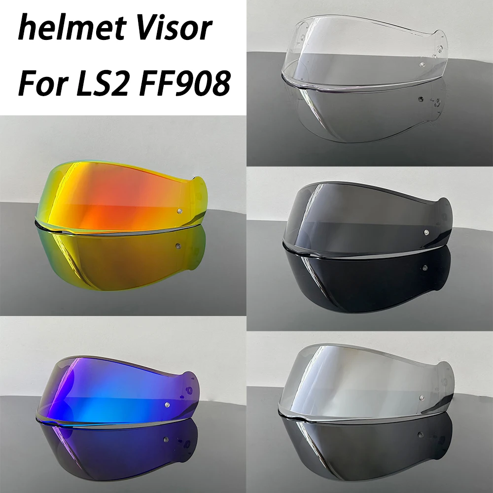 

Motorcycle helmet Visor Anti-UV PC visor Lens FF908 Model Smoke Dark Replacement Visor For LS2 FF908 STROBE II