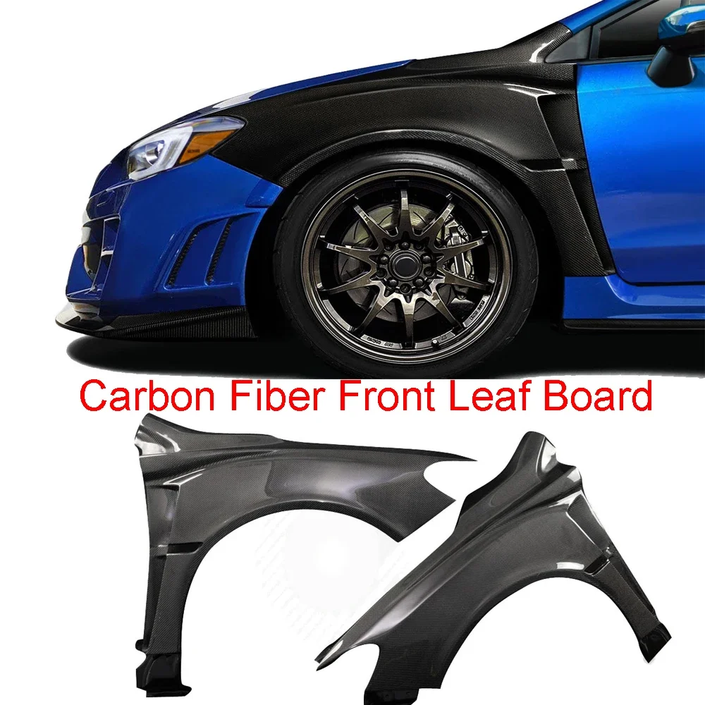 For Subaru WRX-STI 2015-2021 Years Carbon Fiber Front Leaf Board Sand Board Modification