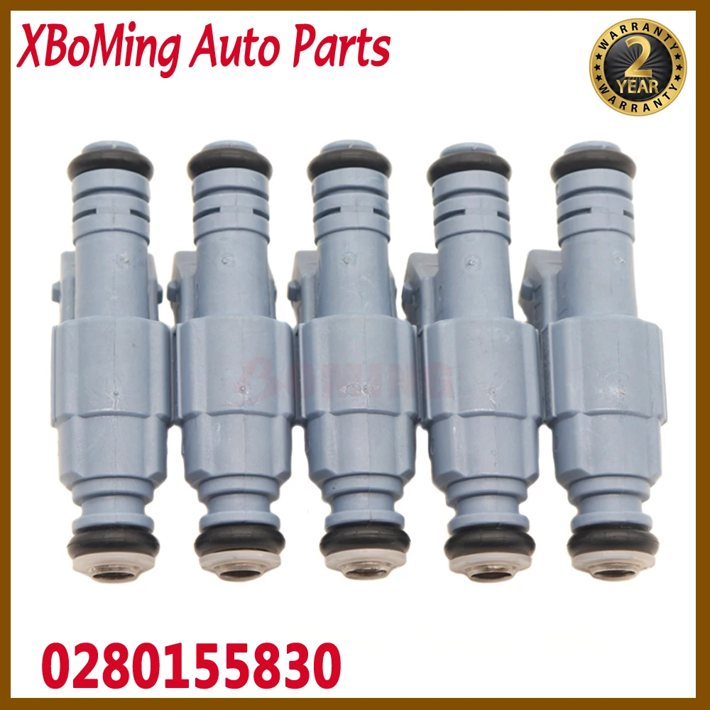 

5pcs 0280155830 Car Fuel Injectors For Volvo C70 V70 S60 S80 1999-2006 91860600 852-12166