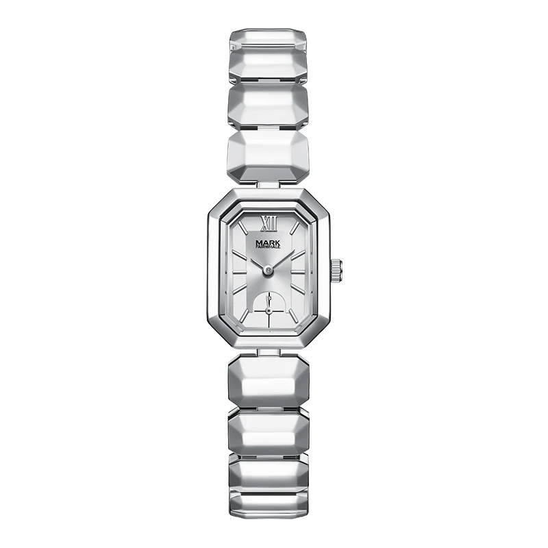 MARK FAIRWHALE 3160 Women Square Watch Luxury Quartz Movement Fashion Bracelet Clock Ladies Watches