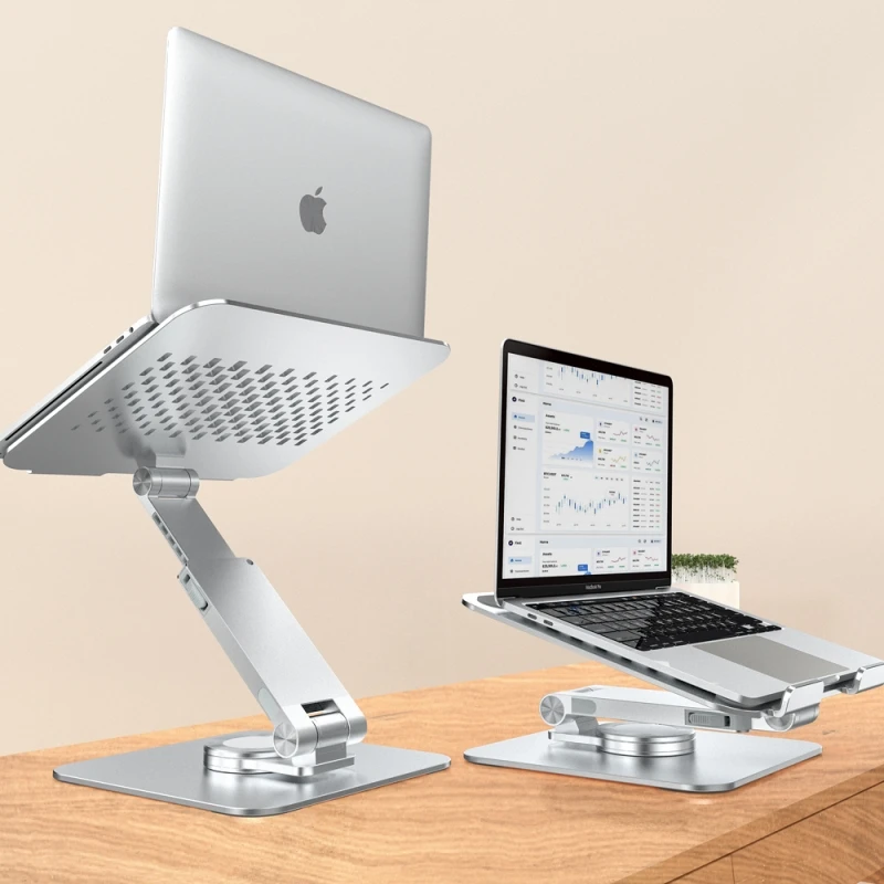 

Aluminium Alloy Foldable Laptop Stand 12~18 inch Computer Holder Support Trestle Steady for Macbook for Lenovo