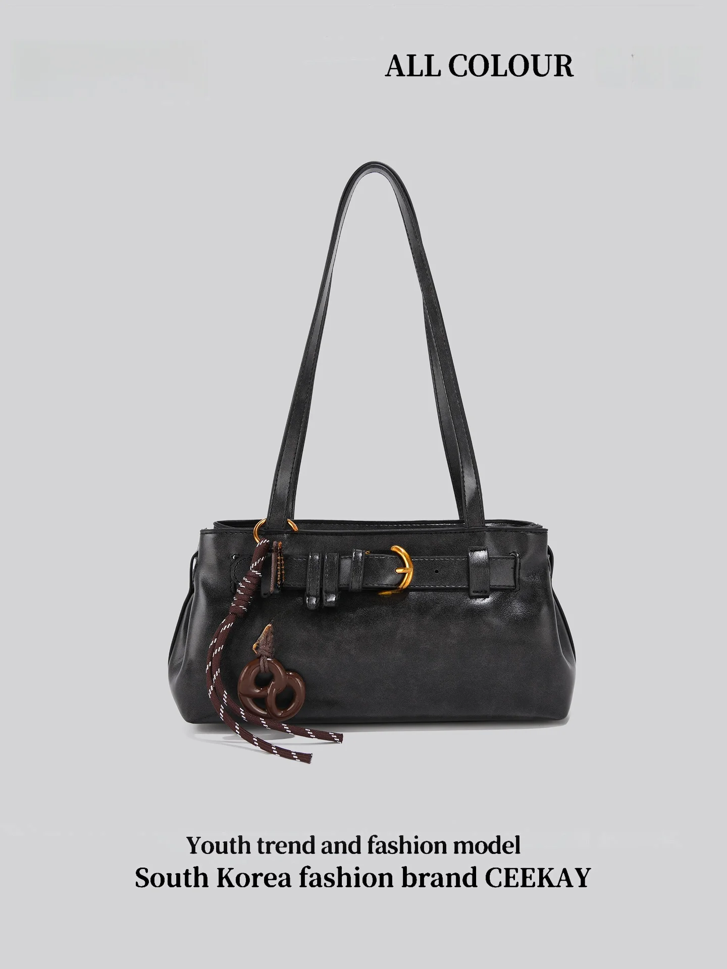Ceekay Original Ladies Shoulder Bag Underarm Retro Style High-End Feel Autumn Winter New Model Handbag Casual Simple Rectangular
