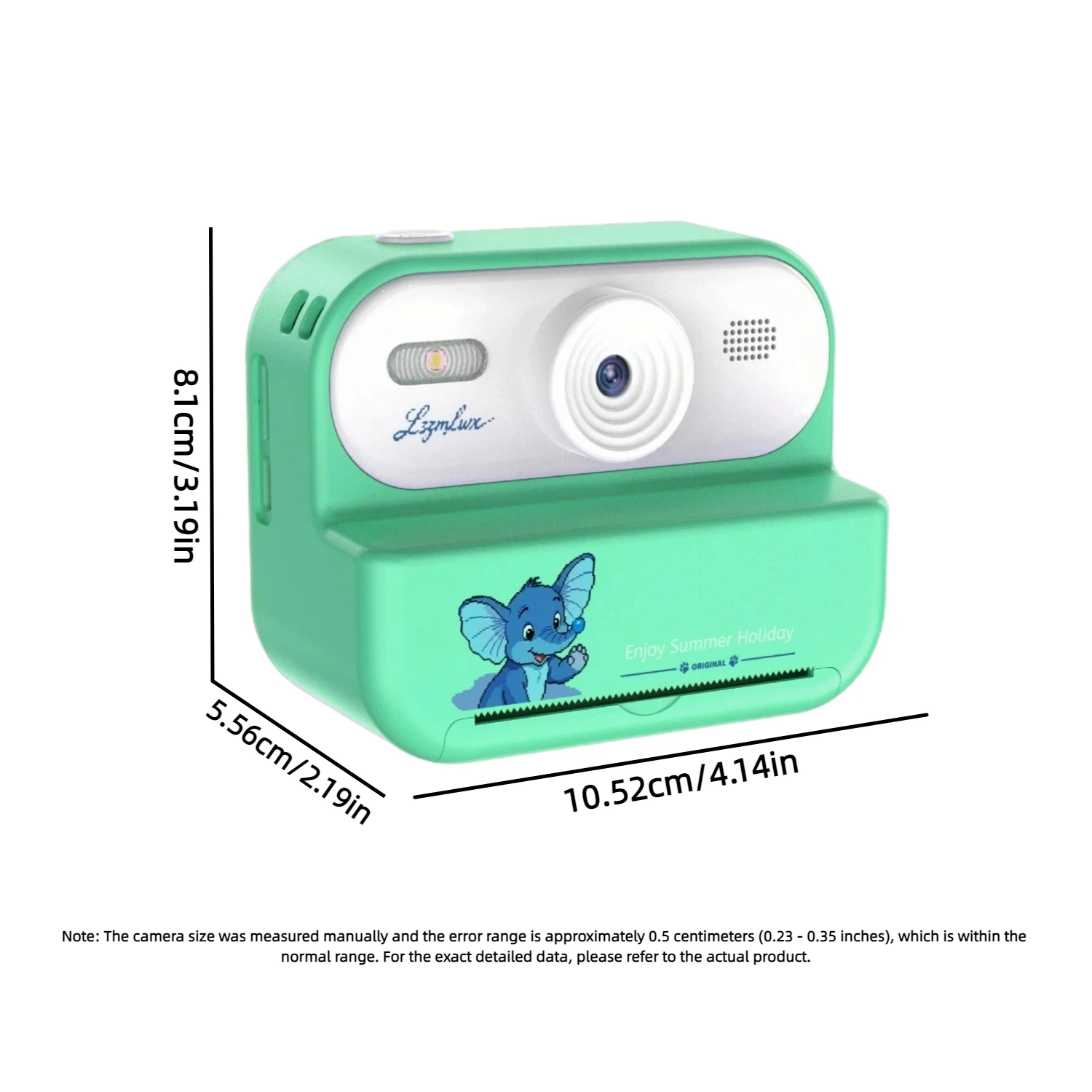 Instant Digital Camera Printing Photo Mini Portable  for Kids Photography 1080P HD Early Childhood Education Birthday Gifts