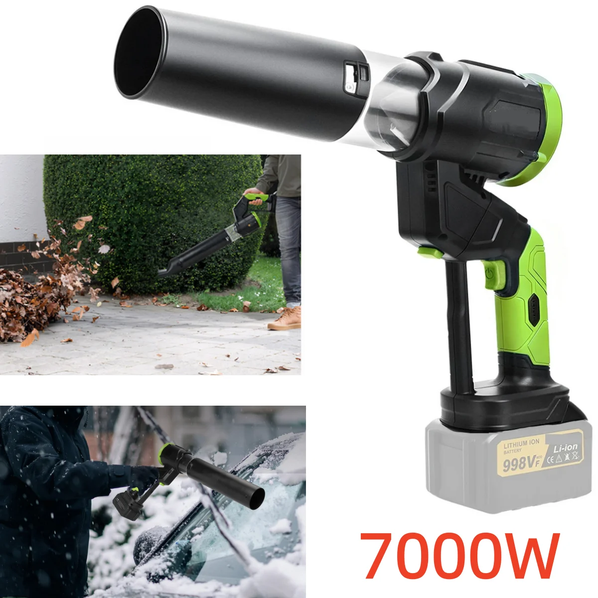 منفاخ هواء كهربائي بدون فرش 7000 وات 300000 دورة في الدقيقة أداة كهربائية محمولة باليد لتنفخ الثلوج والغبار لماكيتا 18 فولت 21 فولت دبوس بطارية