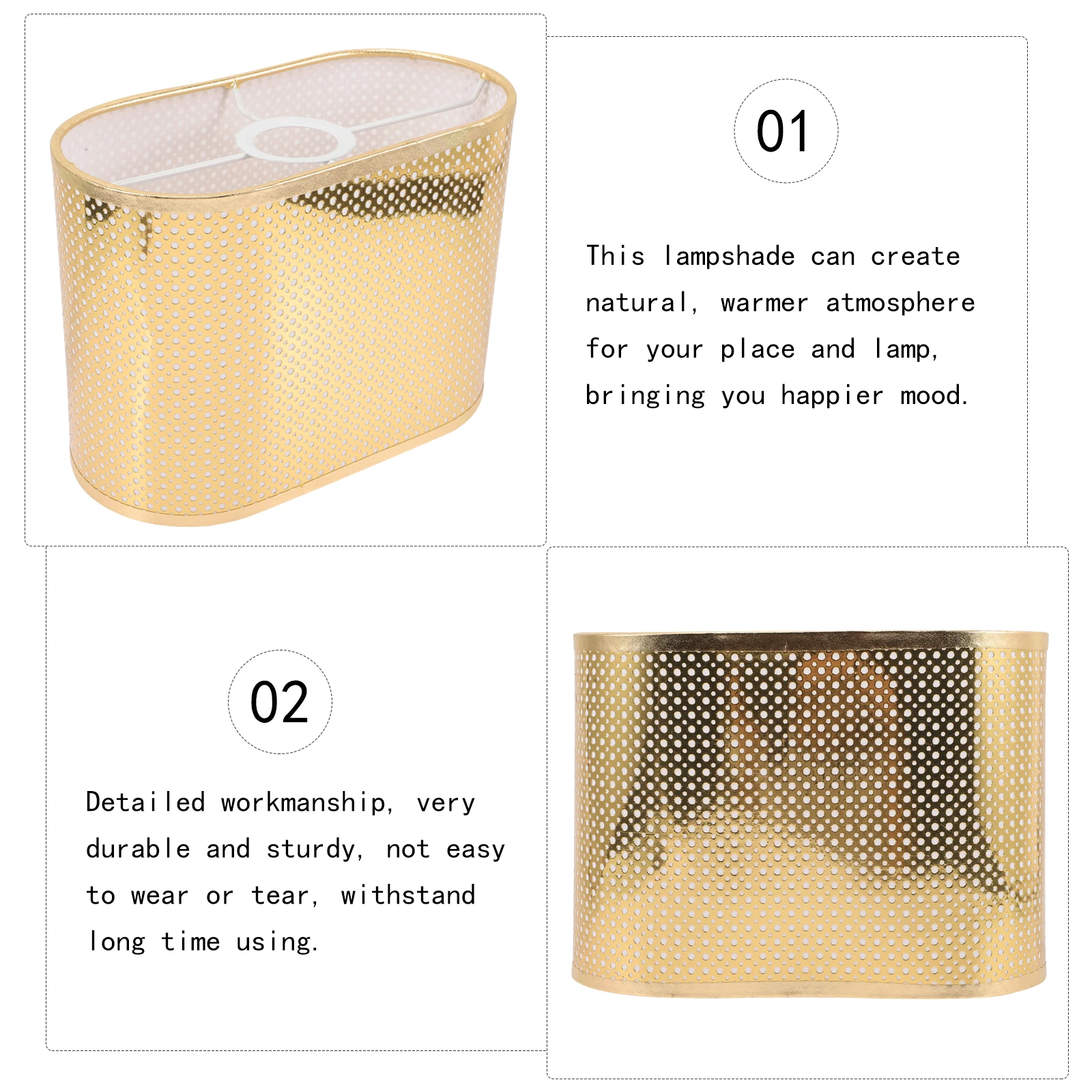

Lampshade Large Fabric Table Floor Light Cover Durable Soft Cloth for Bedroom Office Home Hotel Decor Easy Install