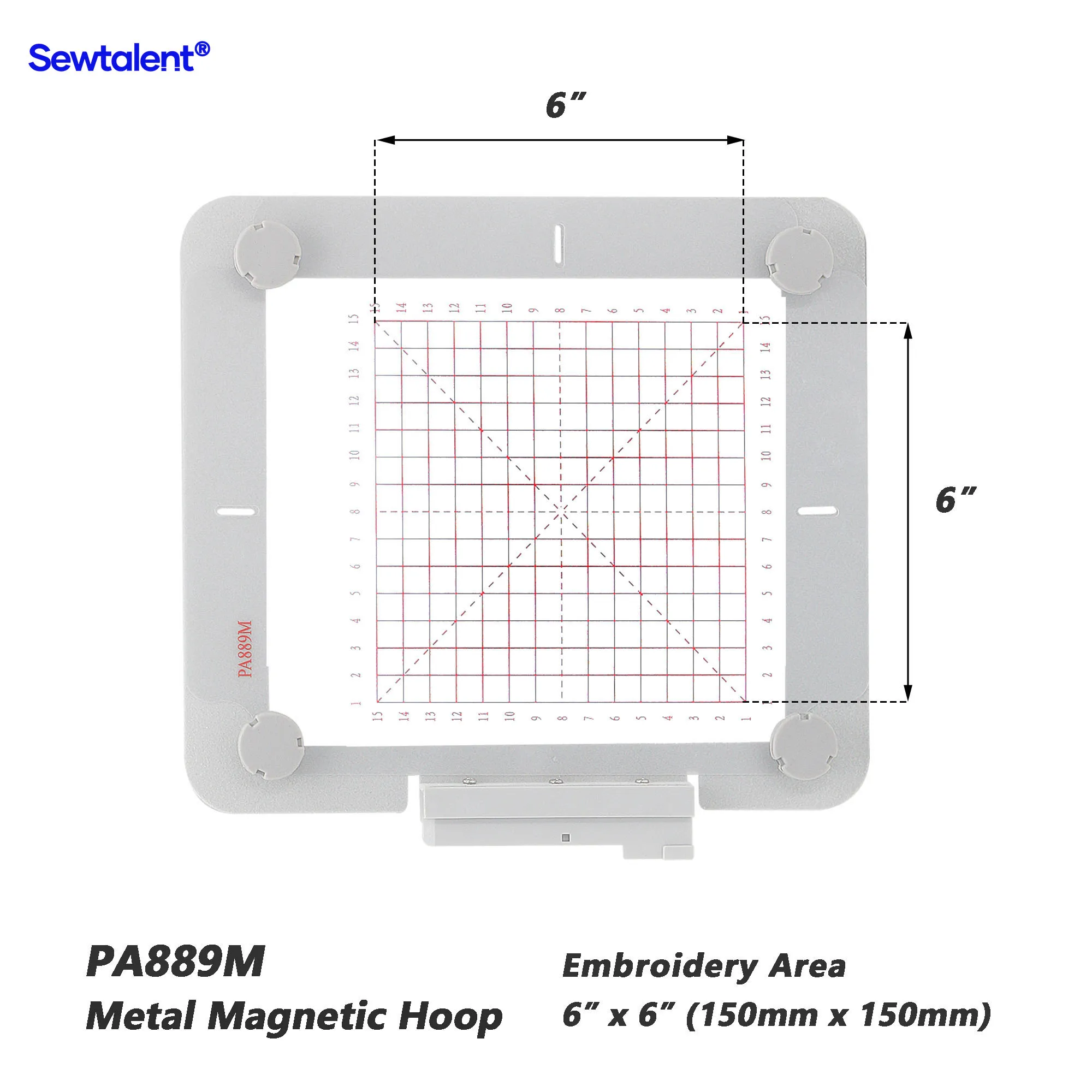 

Магнитный обруч для Husqvarna Viking Designer Diamond и т. д. Вышивальная машина Pfaff Creative Sensation