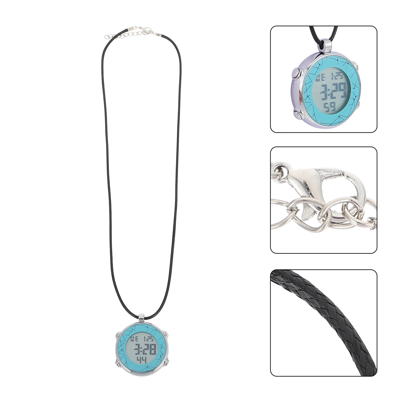 

Multifunctional Electronic Hanging Pocket Watch Digital Alarm Chronograph Calendar Necklace Watch for Men Women Gifts