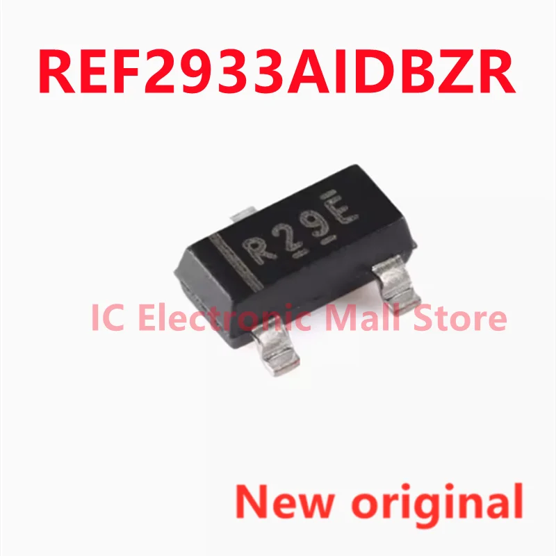 10PCS New original REF2933AIDBZR REF2933 R29E SOT-23 3.3V voltage reference IC chip