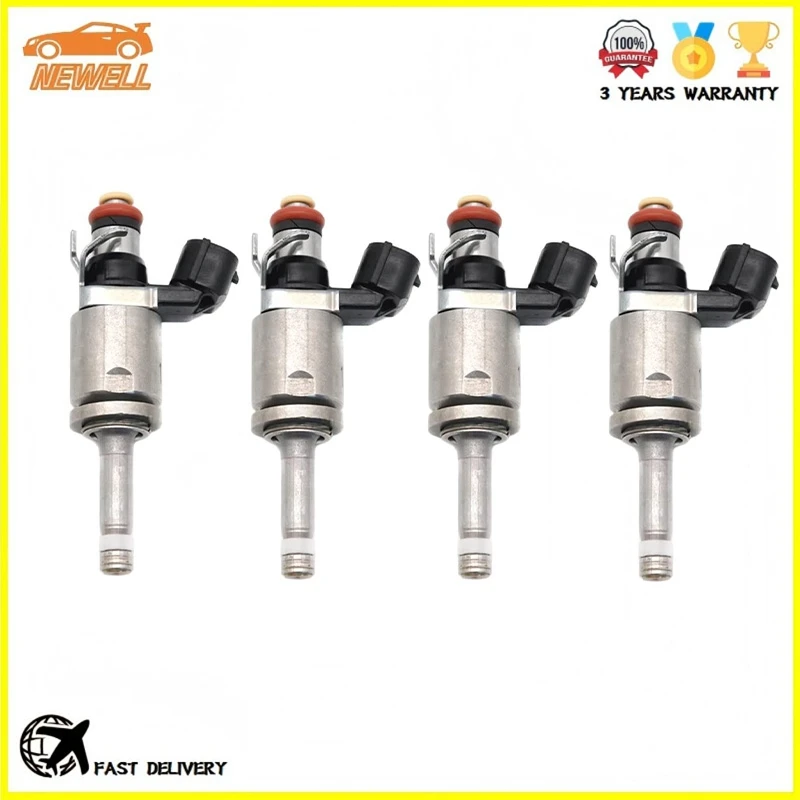 4pcs P51013250 P510-13-250 PEAR13250 PEAR-13-250 P51013250A Fuel Injector For Mazda 2 1.5L 2WD 2016 3 MX-5 CX-3
